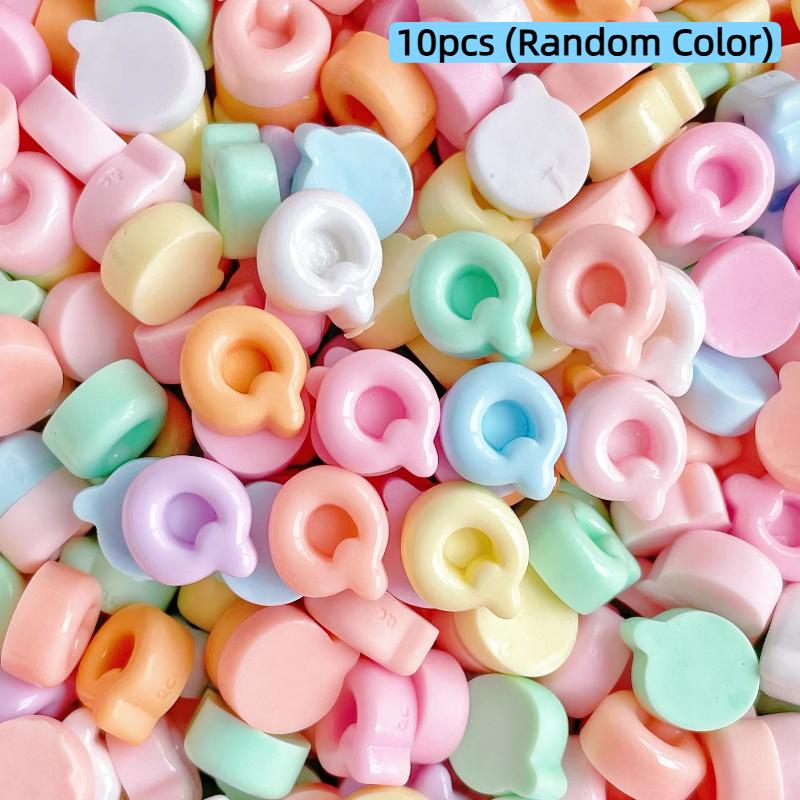 Handmade Mini Letter Charms Cute Diy Phone Cases Hair Clips Shoes Accessories Random Color