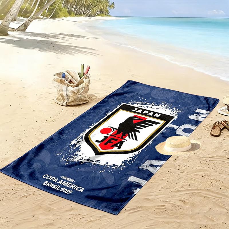 Japan JAF Print Beach Towel, Large Soft Quick Dry Towel for Beach Camping Swimming
