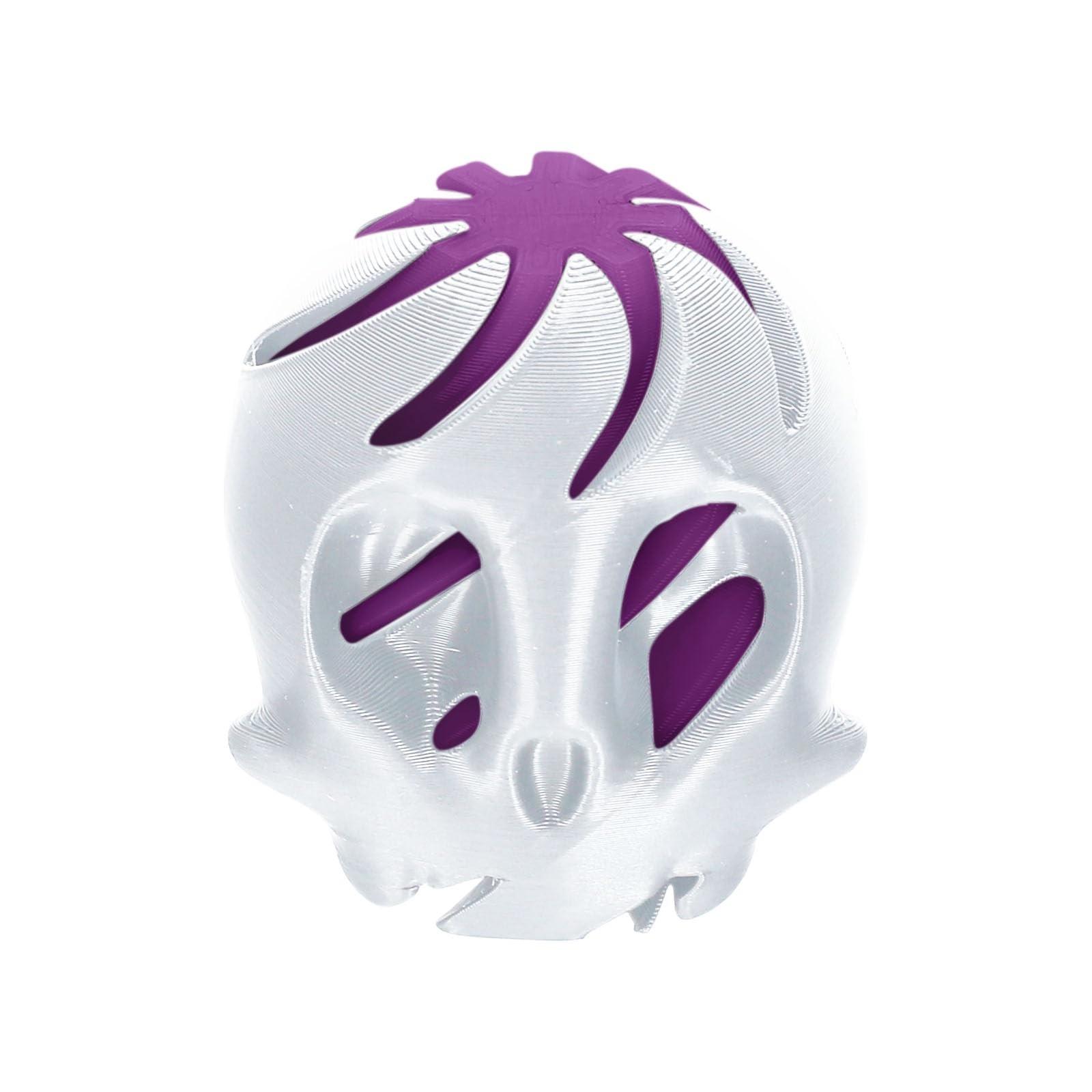 

3D-печатные спиральные черепа, декомпрессионная игрушка-толкатель для детей и взрослых, скульптура-толкатель черепов на Хэллоуин, иллюзии спиральной вихревой нити для снятия стресса One Size