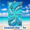 Dog Theme Beach Towel Personalized Custom Name & Text Soft Quick Dry Beach Towel for Swimming Travel