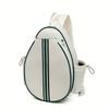Tennis Sling Crossbody Backpack  Tennis Racket Bags For Women Men Suitable For Pickleball Tennis Badminton