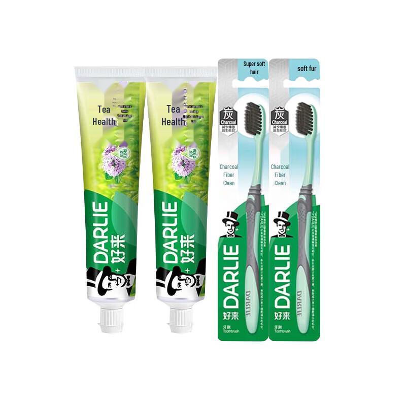 

Darlie Tea Care Thyme Longjing Toothpaste & Brush Set