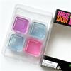 Needoh Nice Ice Baby Mini 4 Pack Squish Cube Fidget Toy Soft Relief Pressure Heal Relax Office Desk Stress Relief Toy for Adults