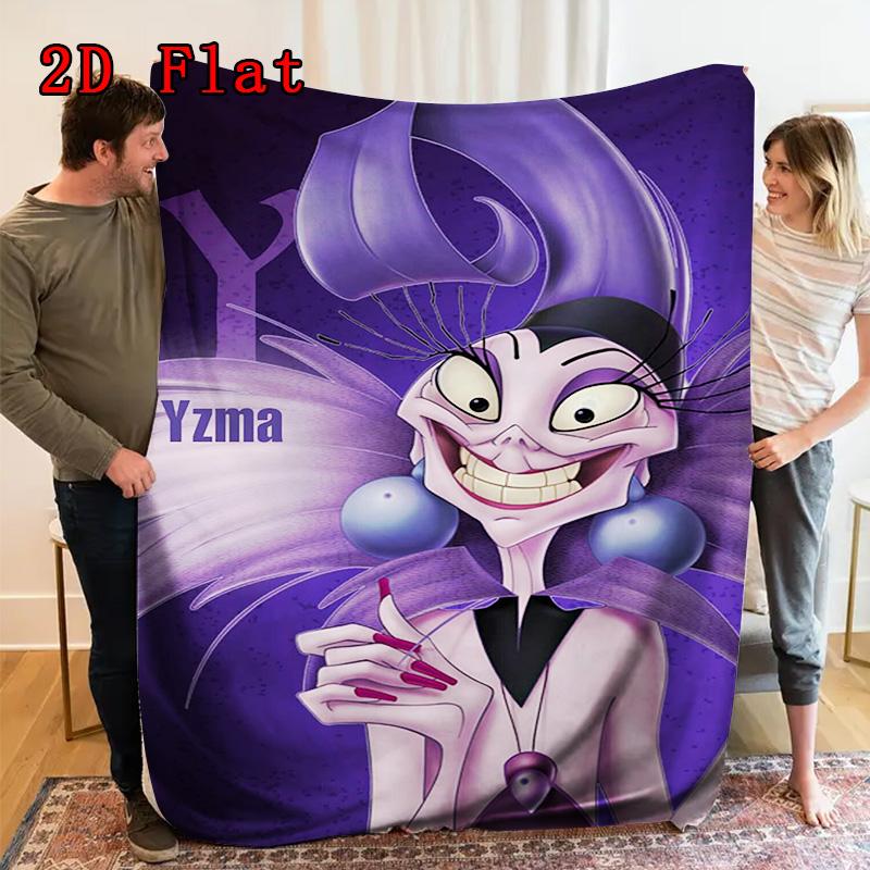 Yzma 2D Flat Pattern Flannel Blanket High Quality All Seasons Warmth and Comfort Perfect for Christmas Gifts.PMT0914096