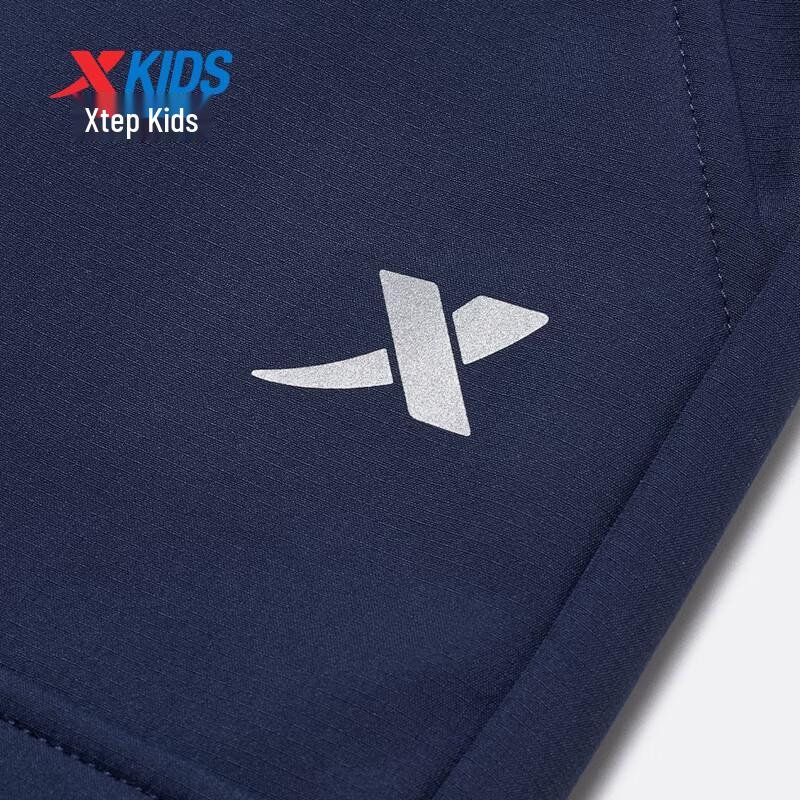 Xtep Kids Winter Fleece-Lined Windproof Cargo Pants