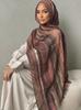 Women Big Size Plain Solid Cotton Rayon Crease Hijab Scarf Lady High Quality Wraps And Shawls Musulman Headband Islamic Turban