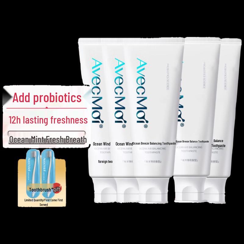 

Avec Moi Ocean Breeze Probiotic Toothpaste Set