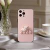 2026 New Year's Art Phone Case For iPhone 17,16,15,14,13,12,11 Plus,Pro Max,XS,Soft Silicone Black Cover