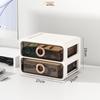 Elegant Vanity Table & Makeup Storage Box with Transparent Drawers