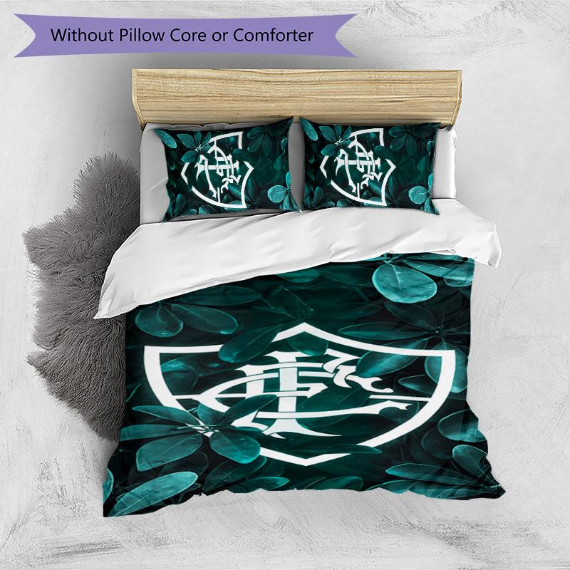 Fluminense FC Printed 3PCS Bedding Set Soft Breathable Duvet Cover Pillowcases Set Washable Bedroom Decor Home Gift
