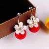 S925 Sterling Silver Pearl Stud Earrings - Light Luxury, High-End, Retro, Ins Style