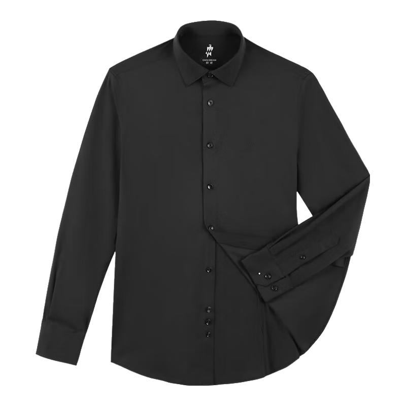 Ouding Men s Wrinkle-Free High-Stretch Long-Sleeve Shirt XL/43