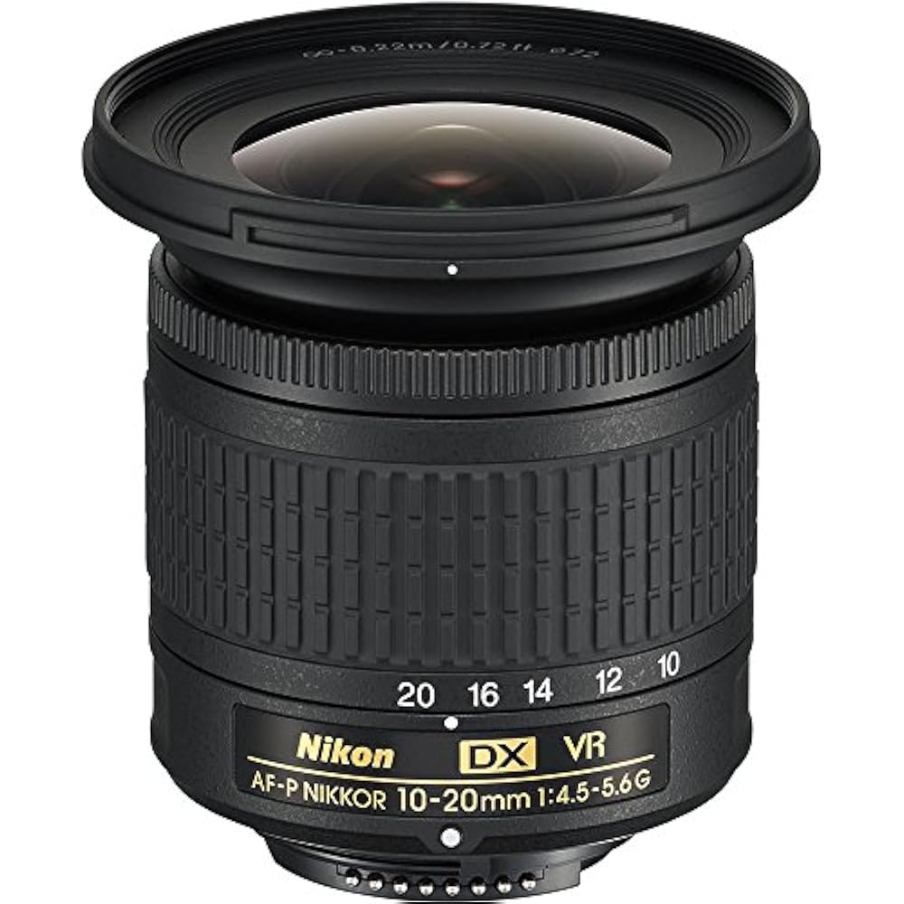 Nikon Wide Angle Zoom Lens AF-P DX NIKKOR 10-20mm f/4.5-5.6g VR Nikon DX Format Only