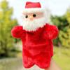 Hand Toy Christmas Gifts Santa Claus Plush Toys Big Hand Puppet Christmas Puppet Fingers Puppets