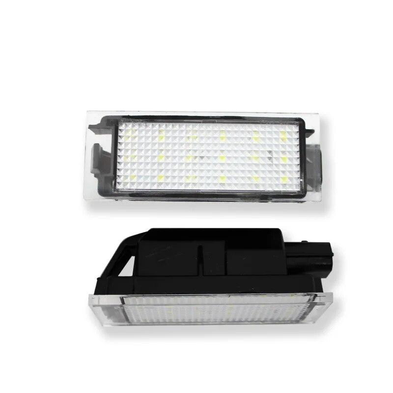 For Renault Megane 3 Clio License Plate Light White No Error Led Number License Plate Light Laguna 2 Megane 3 Twingo