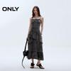 ONLY Halter Strap Slim Denim Maxi Dress