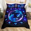 Constellation Taurus Three-Piece Quilt Cover 3D Digital Printing Bedding Set Bed Cover