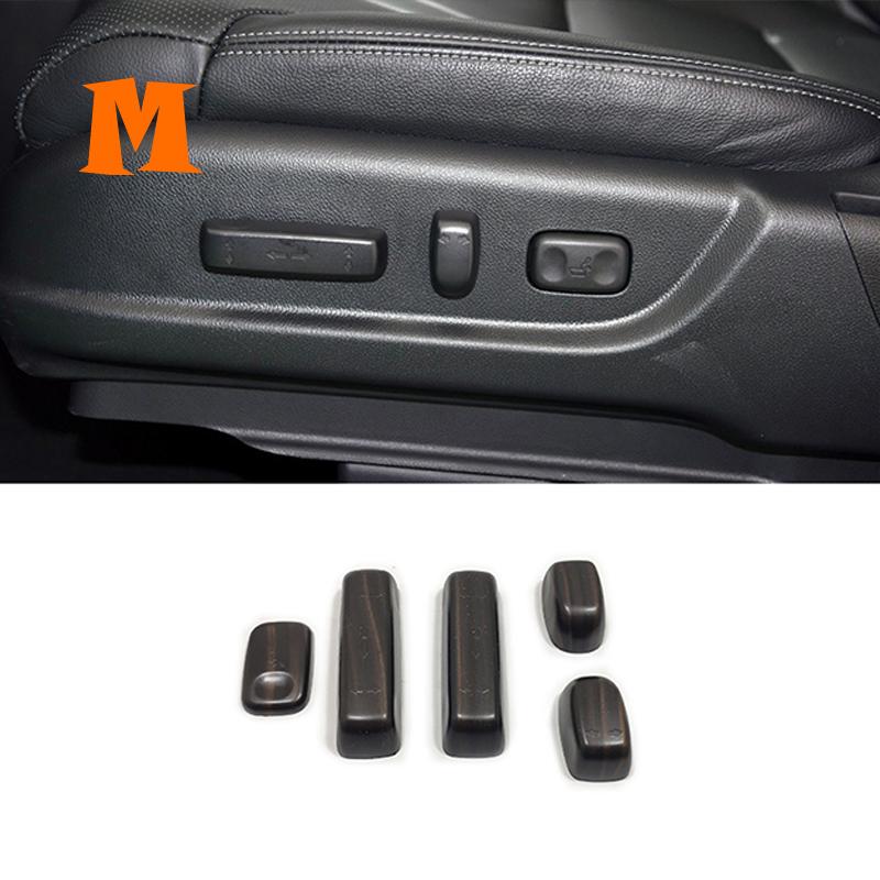 Für Honda CRV CR-V Pfirsich Holz Auto Klimaanlage AC Schalter Taste Aufkleber Abdeckung Trim 2012 13 14 15 2016 Styling