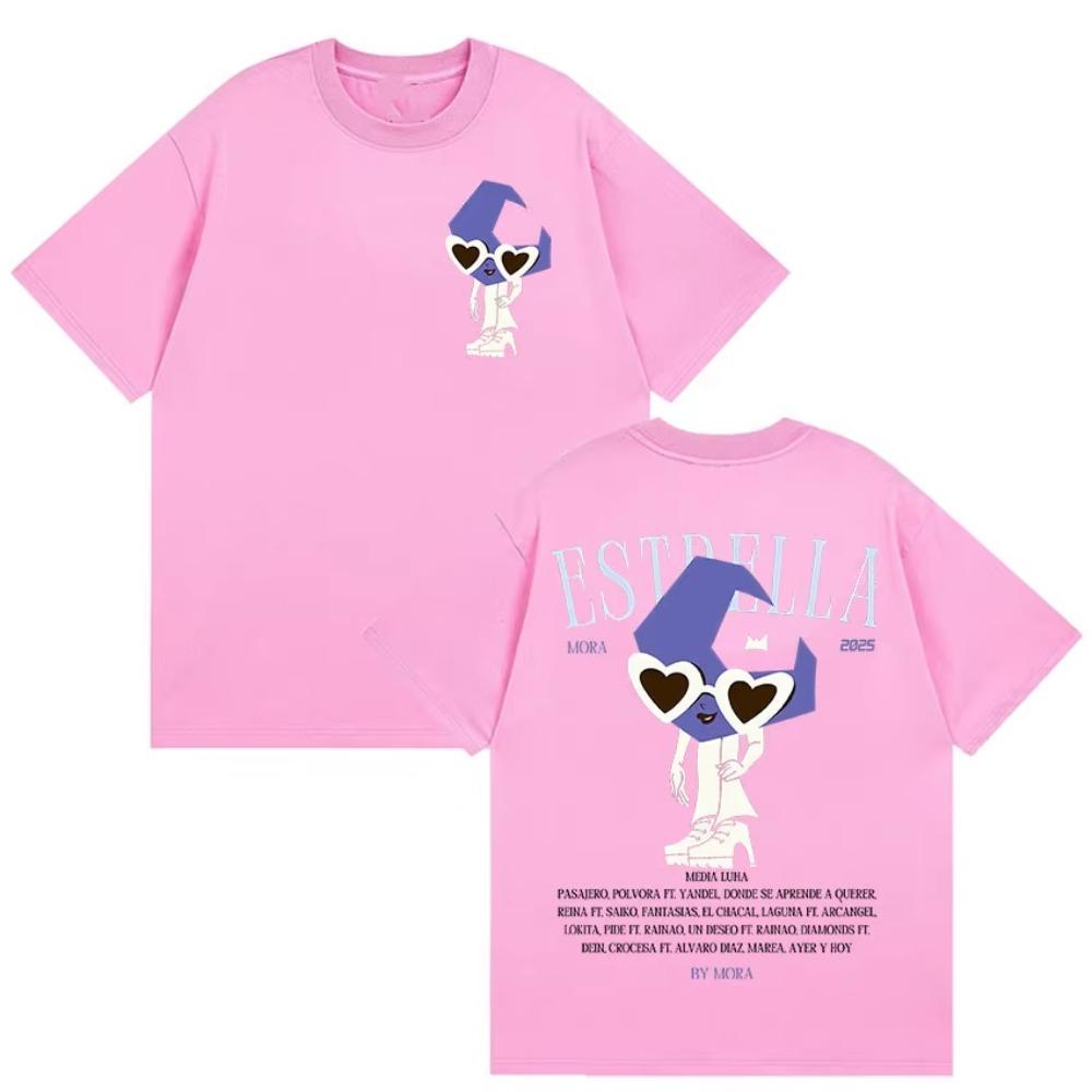 Rapper MORA Album 2025 Merch T Shirt Men's Retro O-Neck  Short Sleeve T-shirts Summer Casual High Quality Fashion T-shirt
