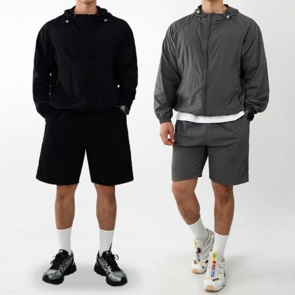 Onl Men S Summer Anorak Sweat Setup Training Set Running Wear