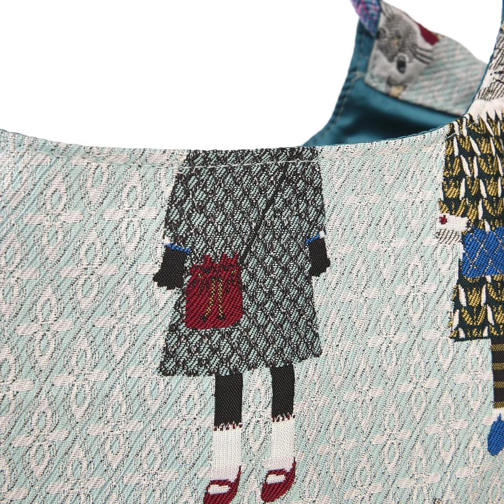 Kusguru Japan Paracord Bag, Parlor Suzuran-do Gobelin Woven Paracord Bag, Women's, 258162, Mint