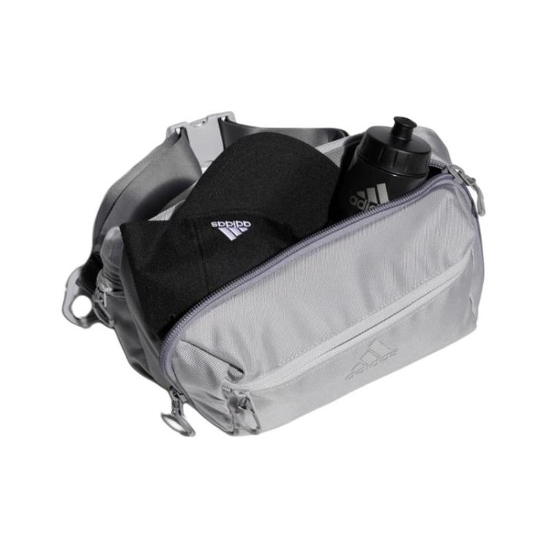 Adidas Nylon Fabric Shoulder Bag Crossbody Bag Fanny Pack Regular Unisex Silver Gray Adidas GL8568