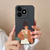 For Tecno Itel A70 Phone Case Cool Girl Cartoons Pattern Liquid Silicone Shell For ItelA70 A 70 High-quality New Design Fundas