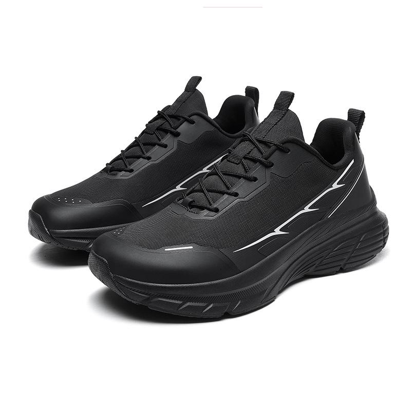 2026 Men's Plus Size Height-Boosting Sports Shoes - Non-Slip, Breathable, Thick Sole, Lace-up Jogging Dad Sneakers.