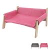 Elevated Cat Couch Wood Structure Stable Support Relaxing Strong Load Capacity Cat Sofa Bed for Home