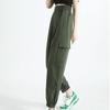 Women's High Waist Quick Dry Cargo Pants - Summer Breathable Harem Style