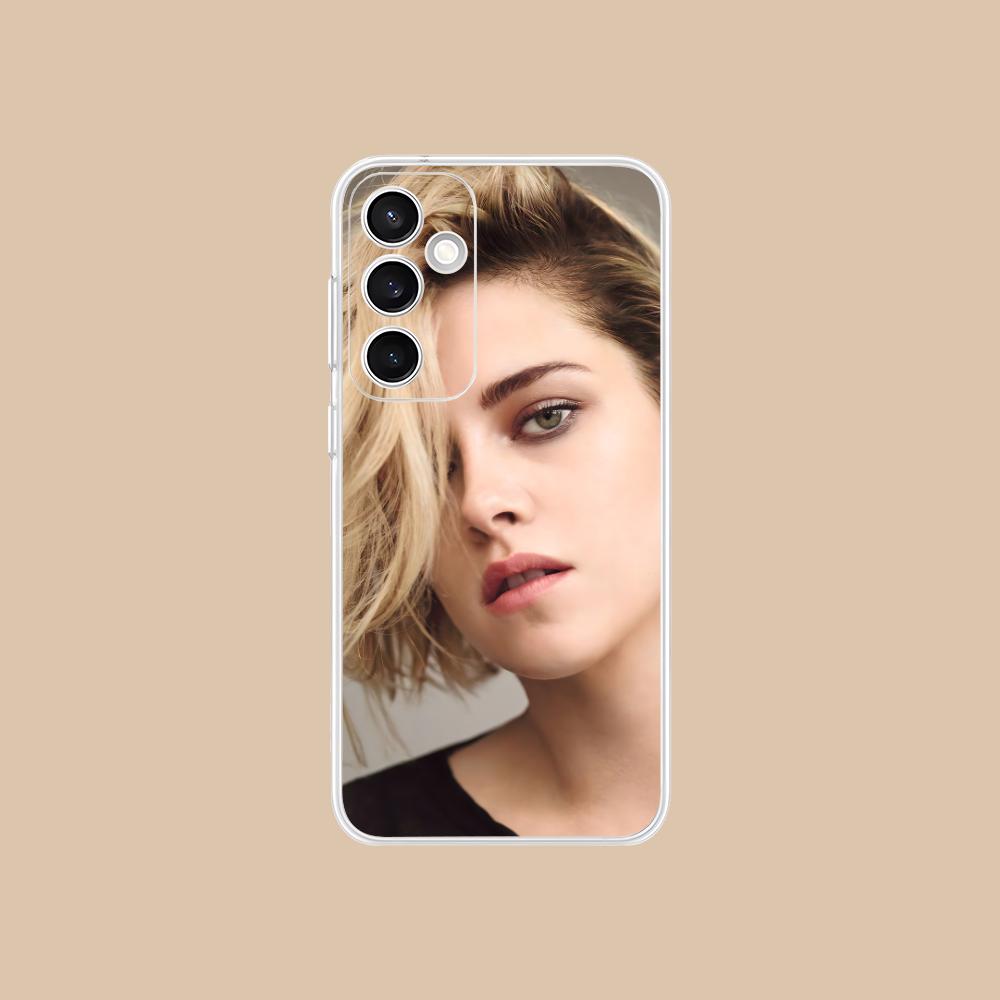 

Kristen Stewart Mobile Cell Phone Case for Samsung Galaxy S25 S24 S23 S22 S21Plus FE Ultra Clear Colorful Cover Pretty Luxury Galaxy S23+