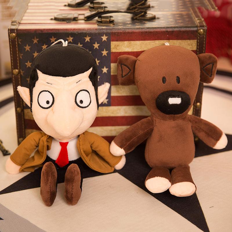 Divertente Mr Bean Animale Carino Bambola di Peluche Cuscino Decorazione Morbido Regali per Bambini Orsacchiotto Giocattolo di Peluche Figura di Cartone Animato Comico