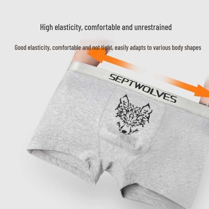 SEPTWOLVES Men's Antibacterial Boxer Briefs 3-Pack