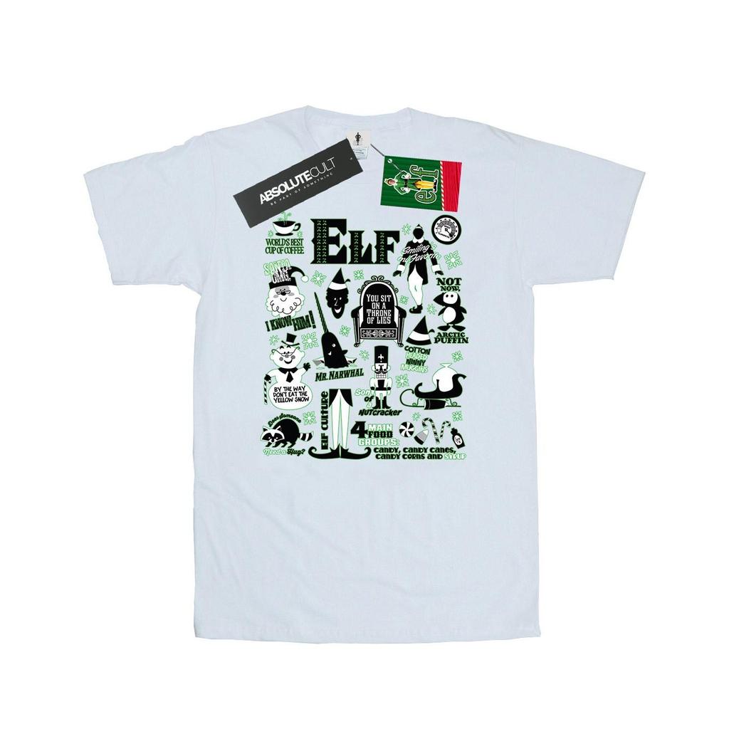 Elf Mens Infographic Poster T-Shirt