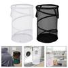 Space Saving Foldable Laundry Basket with Breathable Mesh Sides for Small Apartments Nurseries and Laundry Rooms