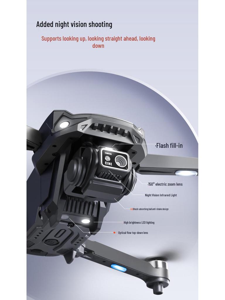 RG608PRO Drone with Ascending Obstacle Avoidance, Dual Cameras, Night Vision, and Remote Control for Aerial Photography