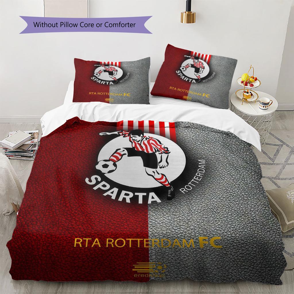 Sparta Rotterdam Bedding Quilt Set Quilt Cover Pillowcase Home Decoration Birthday Gift (1 * duvet cover + 2 * pillowcase, without core)