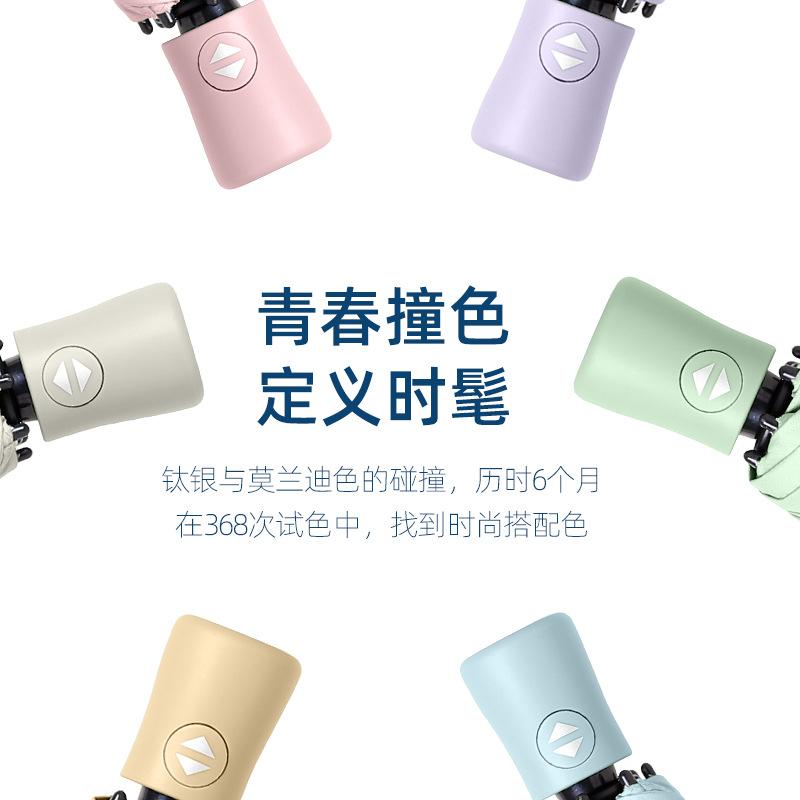 50% off sun umbrella women's sunscreen UV protection silver glue parasol small fresh weather and rain umbrella folding umbrella