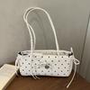 Casual Pillow Bag Polka Dot with Charm Shoulder Bag Large Capacity Long Shoulder Strap Underarm Bag Women Pursesand Handbags