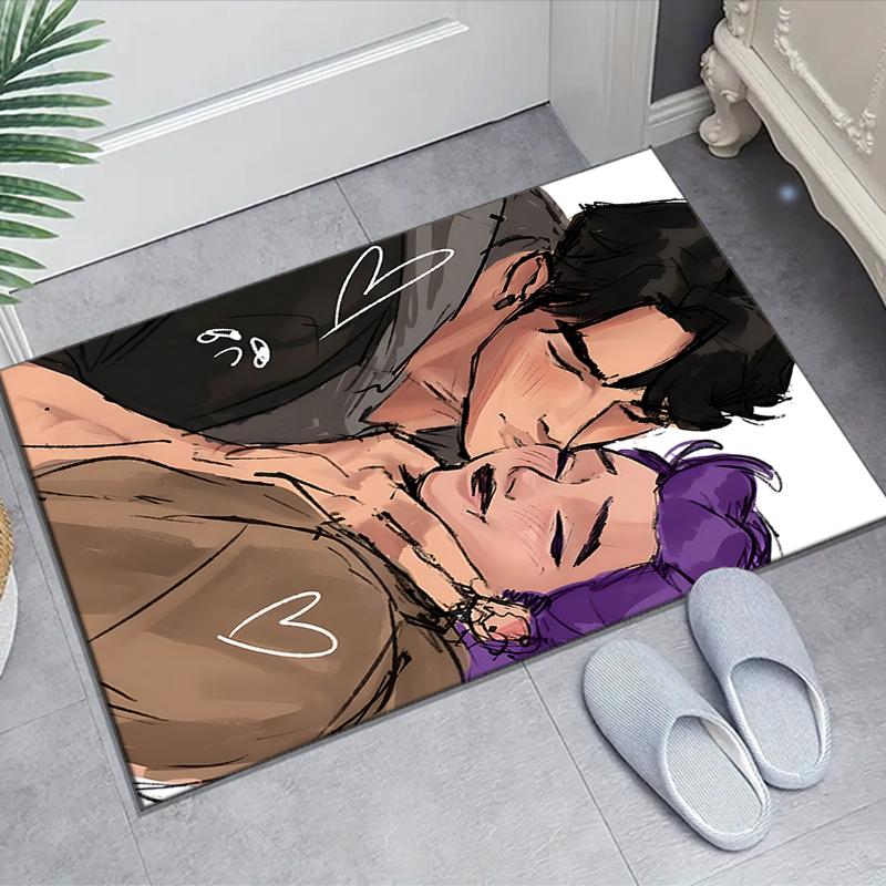 1pc KPop Demon Hunters RUMI8 Design Area Rug - Non-Slip, Soft & Cozy Floor Mat for Living Room, Bedroom, Office - Indoor/Outdoor Decorative Carpet