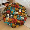 1pc Pumpkin, Skull Themed High-quality Umbrella,Automatic Opening and Closing Umbrella,Multi-functional Umbrella G0811399