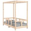 Kids  Bed 70 X 140 Cm Solid Pine Wood