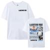 Rapper Lucho Rk Album Tour 2025 Graphic T Shirts Unisex Women High Quality Hip Hop Pop Music Tee Shirt Cotton Short Sleeve TShirts