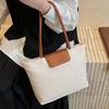 Leisure Tote Big Bag 2025 New Large Capacity Stylish Simple Shoulder Bag Travel Commuter Handheld Women's Bag