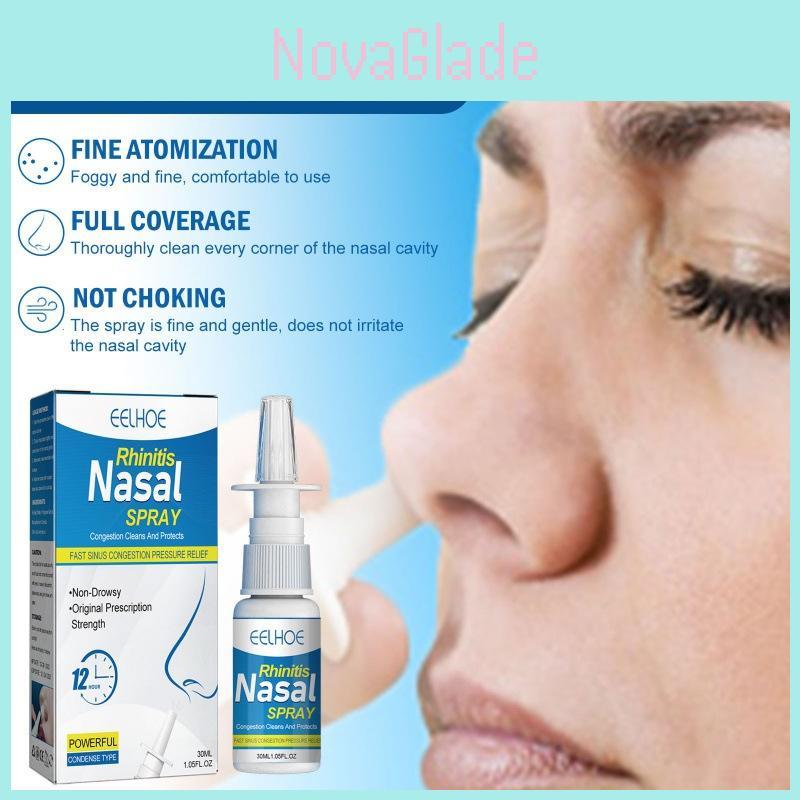 Eelhoe Nasal Spray For Adults And Children With Effective Congestion Relief And Comforting Formula For Nasal Care