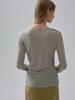 MOAT Henley Neck Double T-Shirt (Greige)