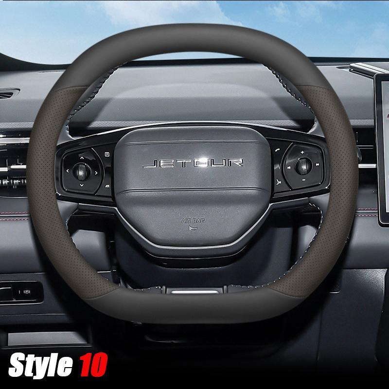 Car Steering Wheel Cover Wrap for Jetour Dashing Pro Plus Max    2024 2025 Ultra Thin Suede Leather Anti Slip