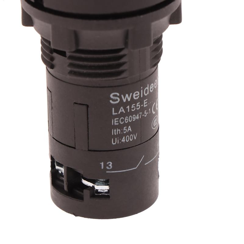 22Mm Key Knob Switch 1No1Nc 2/3 Position Self Locking Select Rotary Power Button Lock Switch Power Conversion Switch 10A On Off