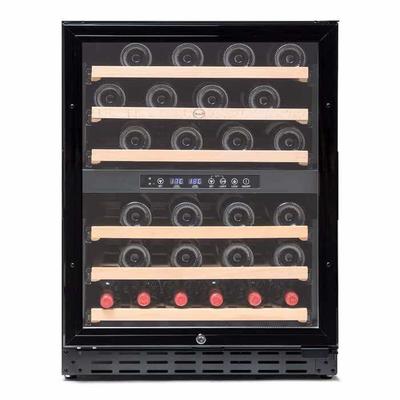 Wine Cellar - VINOBOX - Vinobox 50 - 50 Bottles - 2 Zones - Black