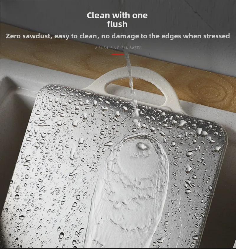 Multifunkční antibakteriální oboustranné krájecí prkénko z nerezové oceli 304 a plastu